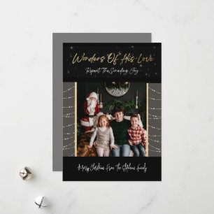 Wonders of His Love Christmas Card