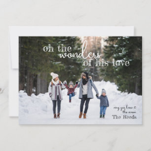 Wonders of His Love Christmas Card Four Photo