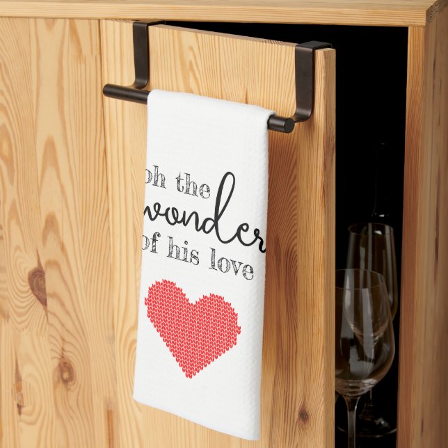 Wonders of His Love Kitchen Towel (Thirds Fold)