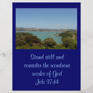 Wondrous Works [of God] - Job 37:14 Flyer