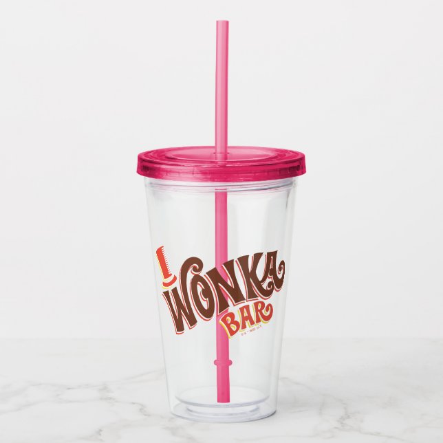 Wonka Bar Logo Acrylic Tumbler (Front)