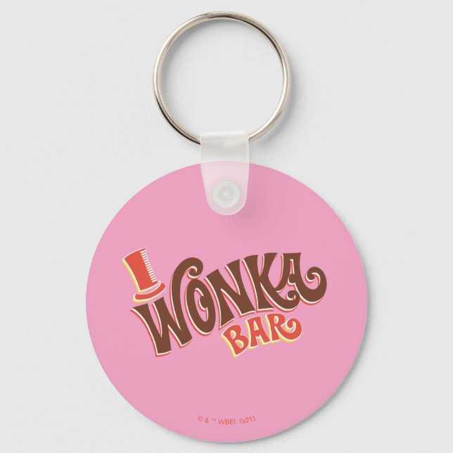 Wonka Bar Logo Key Ring (Front)