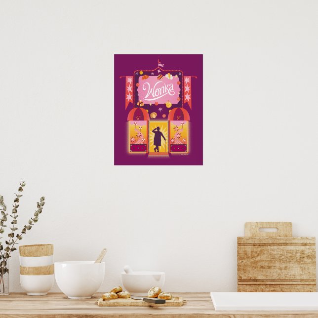 Wonka Candy Store Graphic Poster (Kitchen)