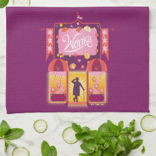 Wonka Candy Store Graphic Tea Towel