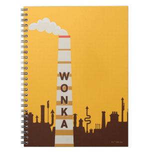 Wonka Factory Silhouette Notebook