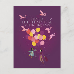 Wonka "Never Let Them Steal Your Dreams" Postcard