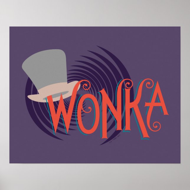 Wonka Spiral Logo Poster (Front)