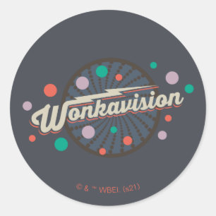 Wonkavision Logo Classic Round Sticker