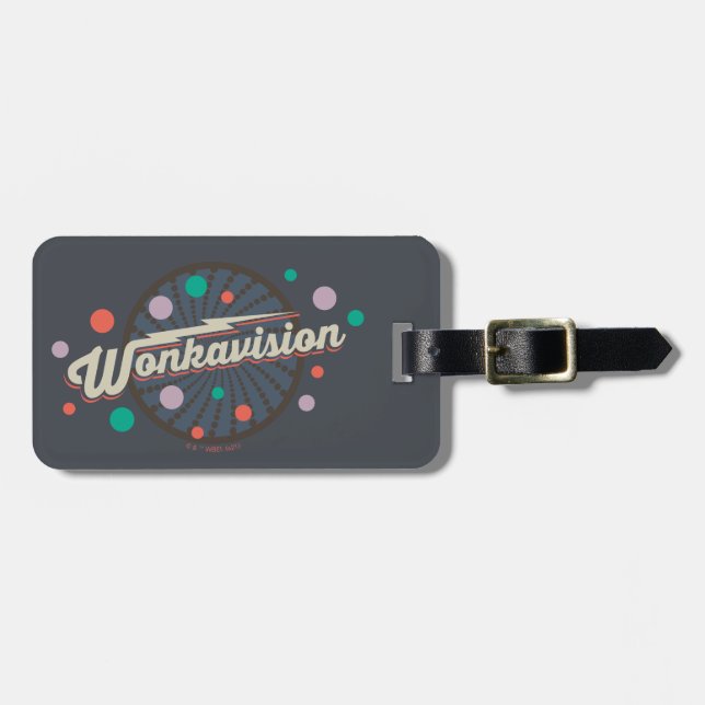Wonkavision Logo Luggage Tag (Front Horizontal)
