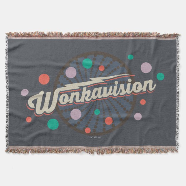 Wonkavision Logo Throw Blanket (Front)