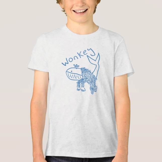 Wonkey by Jorge/Jaime Tri-Blend Shirt (Front)