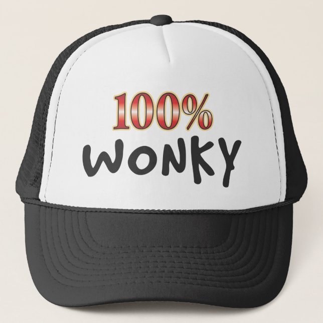 Wonky 100 Percent Trucker Hat (Front)