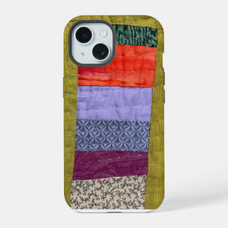 Wonky Modern Patchwork Quilt phone case