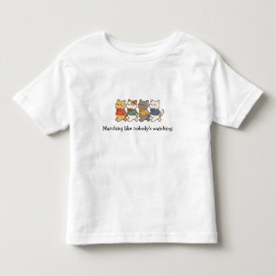 Wonky Zoo Marching Cats Toddler T-Shirt