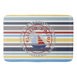 WONZ Limited little Sailor by Shirt to Design Bath Mat