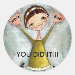 Woo Hoo Girl - Stickers