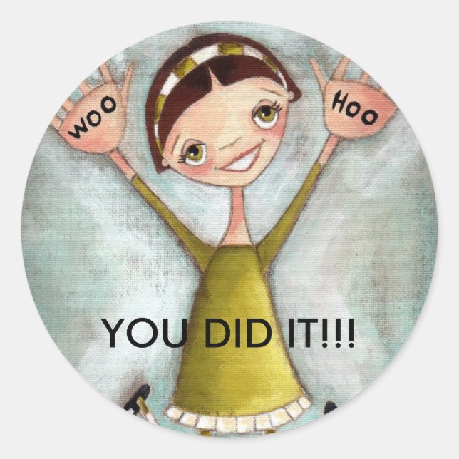 Woo Hoo Girl - Stickers (Front)