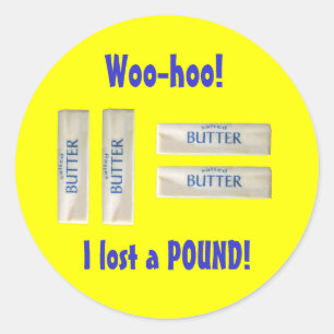 Woo Hoo! I lost a pound! Stickers