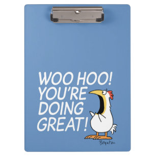 WOO HOO! YOU'RE DOING GREAT! Sandra Boynton Clipboard