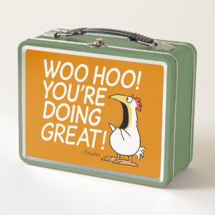 WOO HOO! YOU'RE DOING GREAT! Sandra Boynton Metal Lunch Box