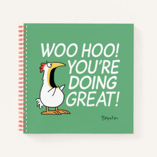 WOO HOO! YOU'RE DOING GREAT! Sandra Boynton Notebook