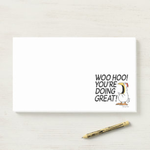 WOO HOO! YOU'RE DOING GREAT! Sandra Boynton Post-it Notes