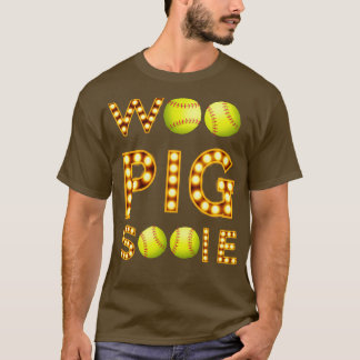 WOO PIG SOFTBALL BIG LIGHTS T-Shirt