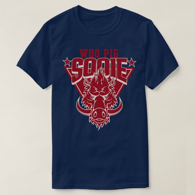 Woo Pig Sooie Triangular T-Shirt (Design Front)