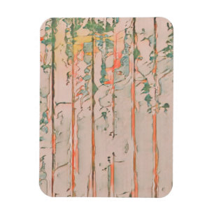 Wood 8a Flexible Photo Magnet