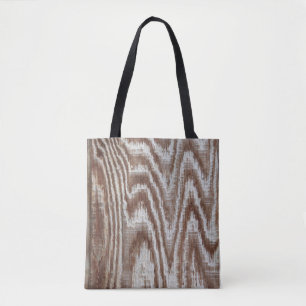 Wood Abstract Tote Bag