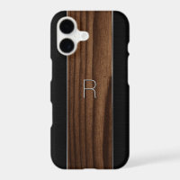 Wood and Metallic Look iPhone 7 Plus Case