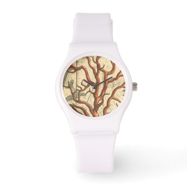 Wood and Small Coral Watch (Front)