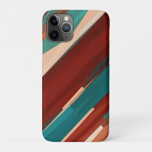 Wood and Turquoise iPhone 11 Pro Case