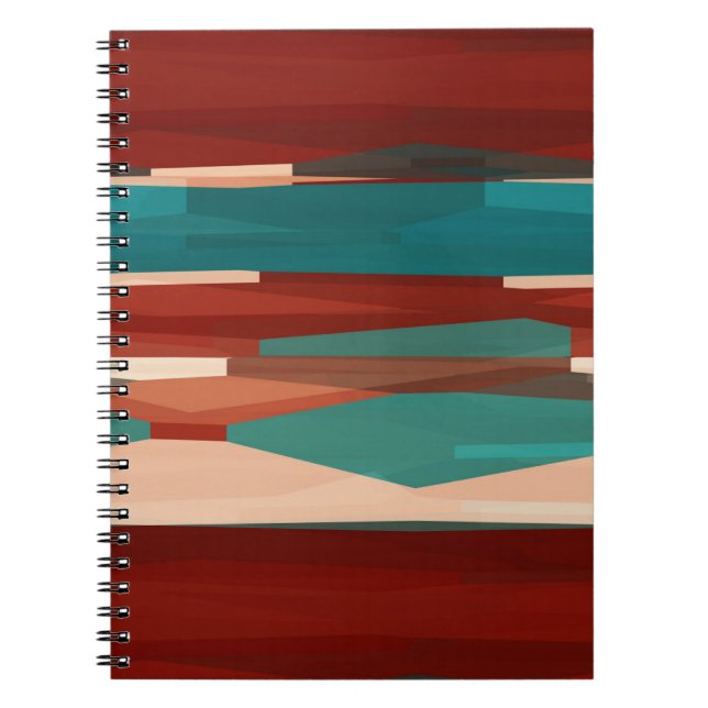 Wood and Turquoise Notebook (Front)