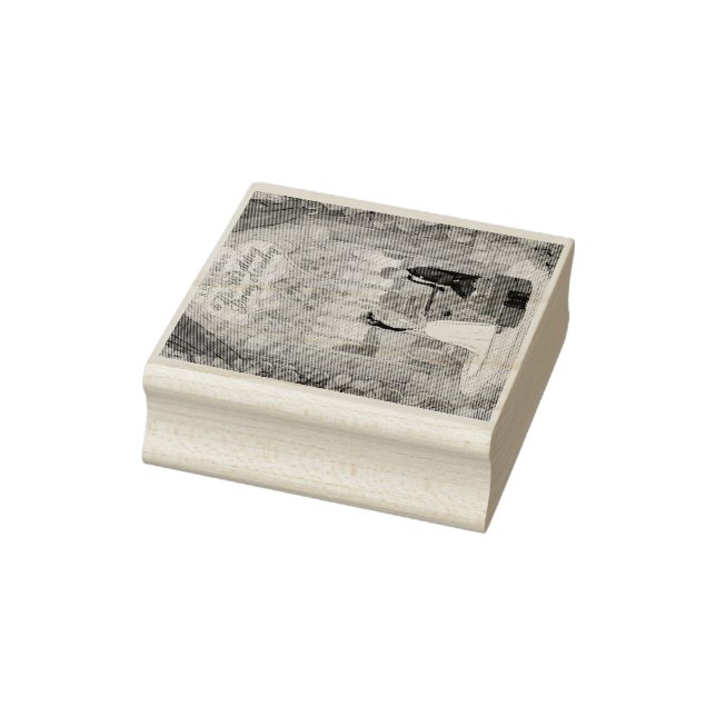 Wood Art StampHandcrafted Wood Art Stamp - Unique  (Stamp)