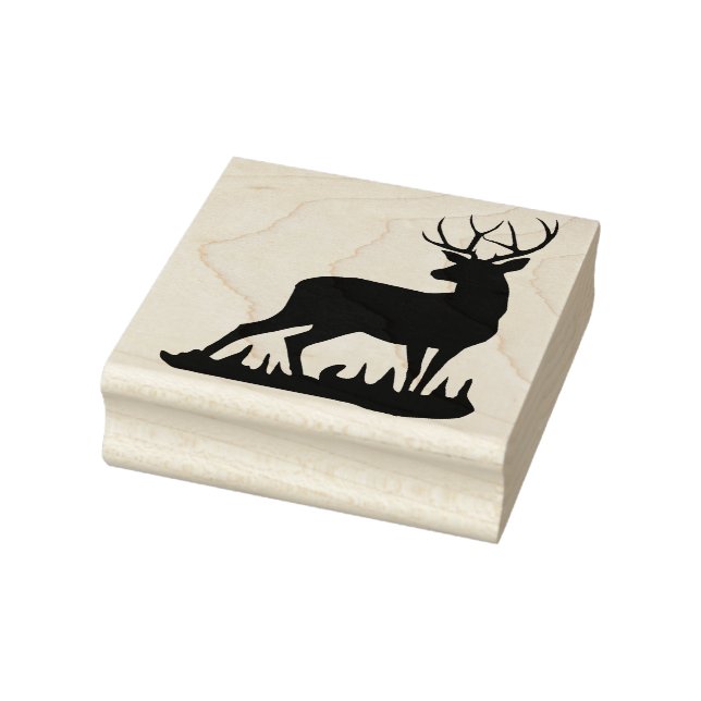 Wood Art Stamps/Deer Buck Rubber Stamp (Stamp)