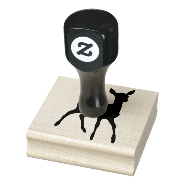 Wood Art Stamps/Deer Rubber Stamp (Stamp)