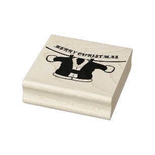 Wood Art Stamps/Santa's Jacket Rubber Stamp