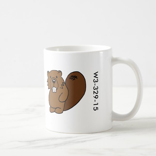 Wood Badge Beaver Mug (Right)