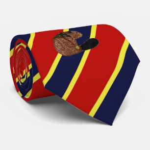 Wood Badge Beaver Striped Dress Tie