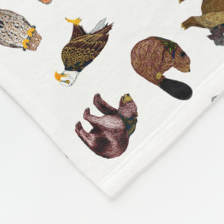Wood Badge Critter Toss Blanket