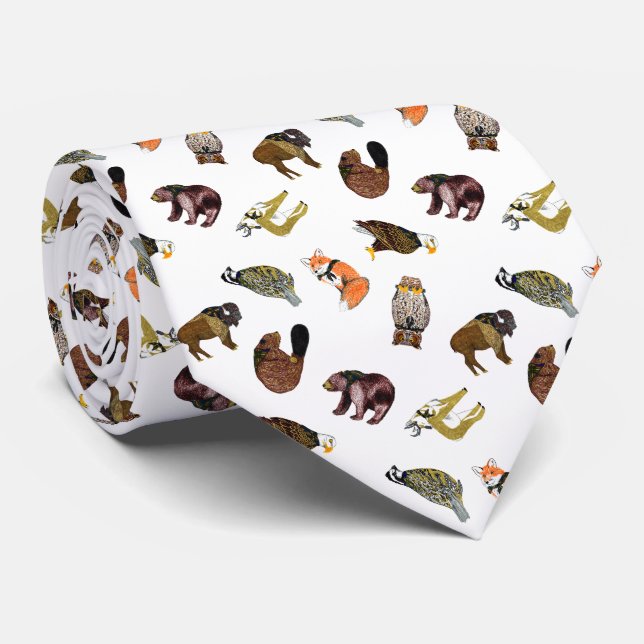 Wood Badge Critter Toss Tie (Rolled)