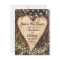Wood Bark Heart Baby Breath Wedding Save The Date