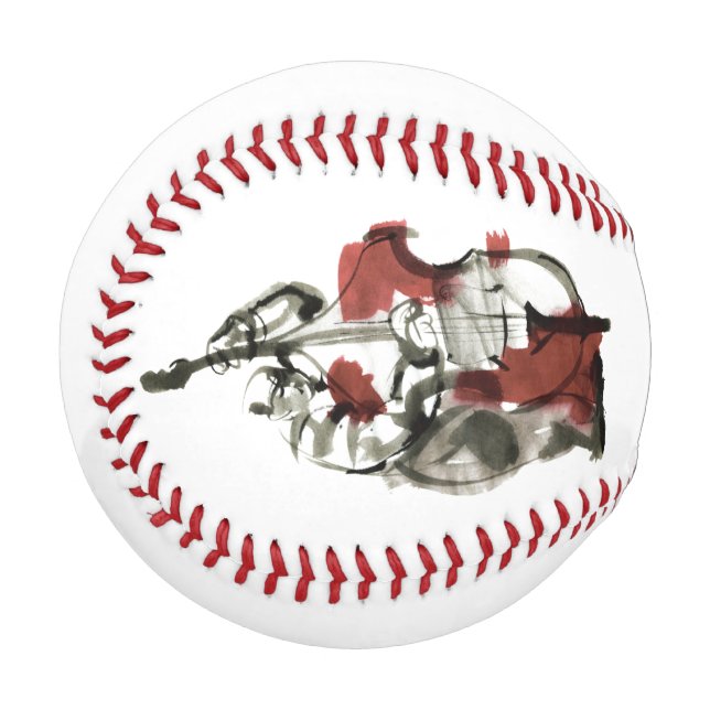 Wood bass player baseball (Front Left)