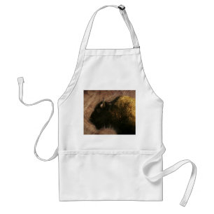 Wood Bison Buffalo Standard Apron