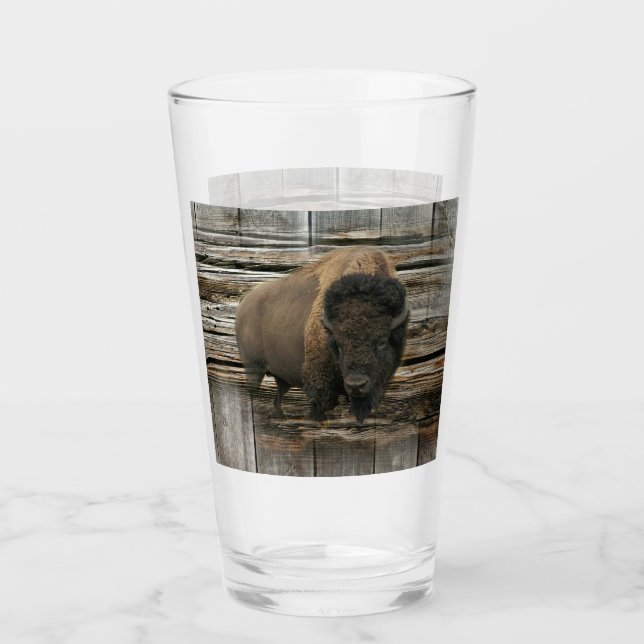 Wood Bison Glass (Front)
