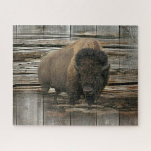Wood Bison Jigsaw Puzzle
