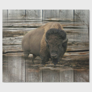 Wood Bison Wrapping Paper