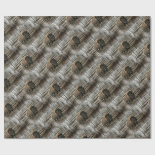 Wood Bison Wrapping Paper