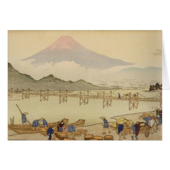 Wood block painting (Front Horizontal)